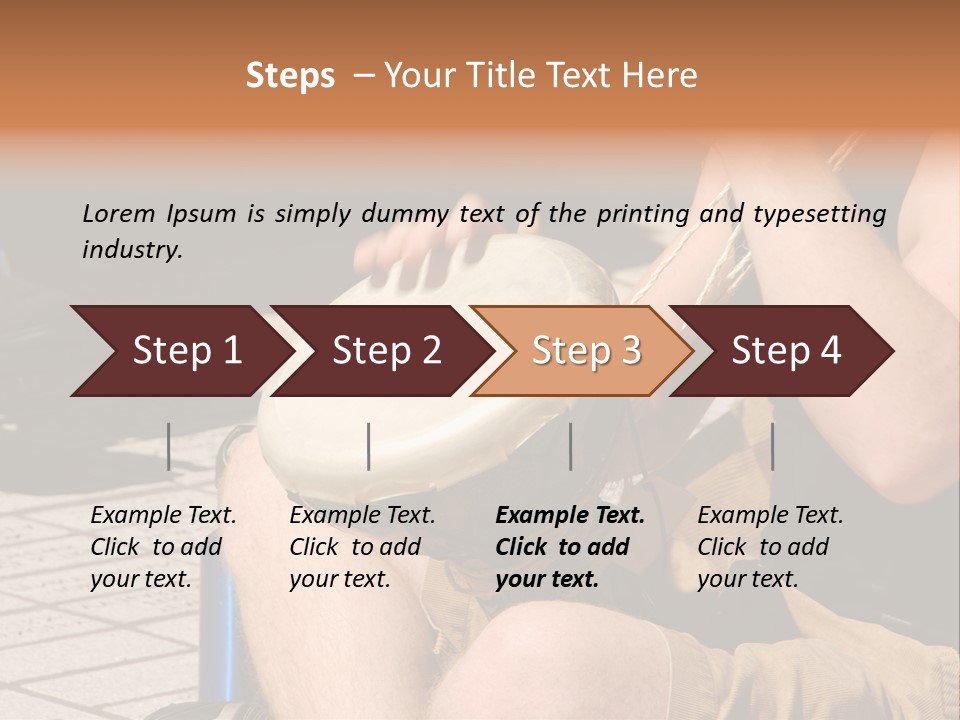 Wood Bang Object PowerPoint Template