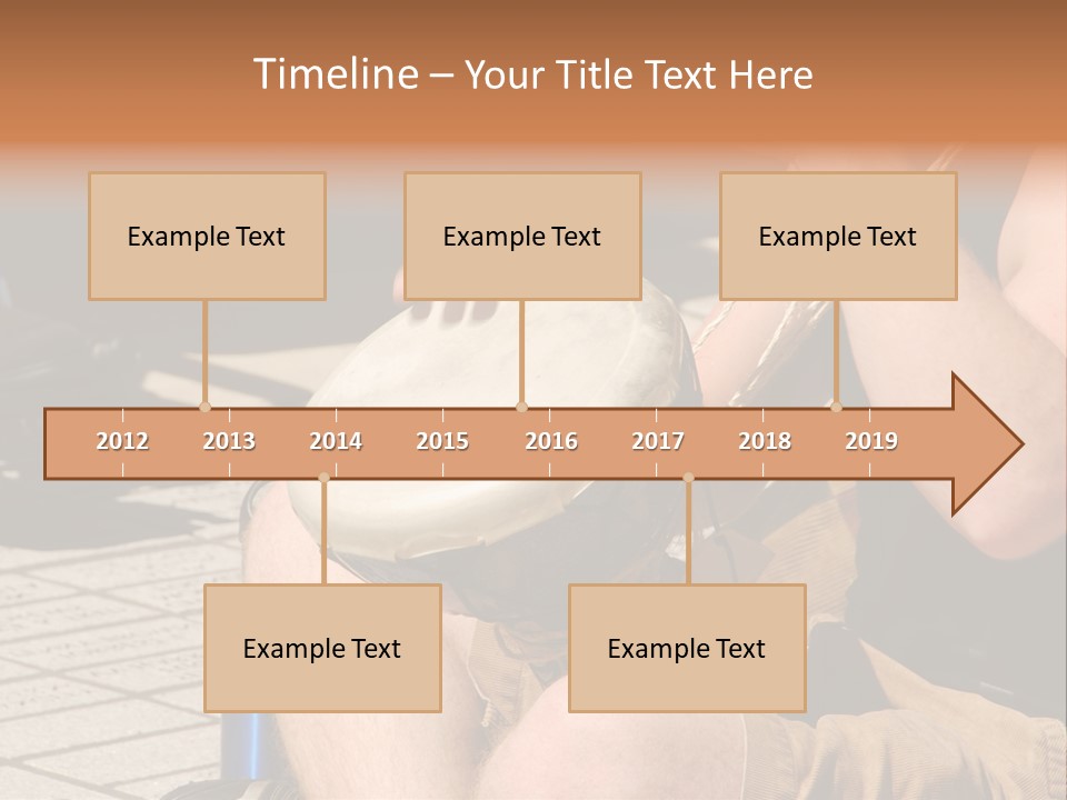 Wood Bang Object PowerPoint Template