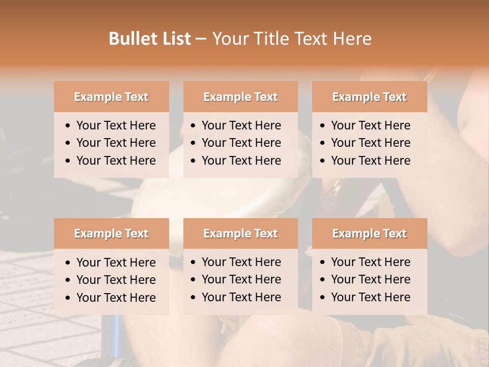 Wood Bang Object PowerPoint Template