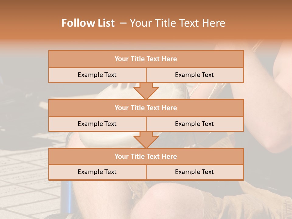 Wood Bang Object PowerPoint Template