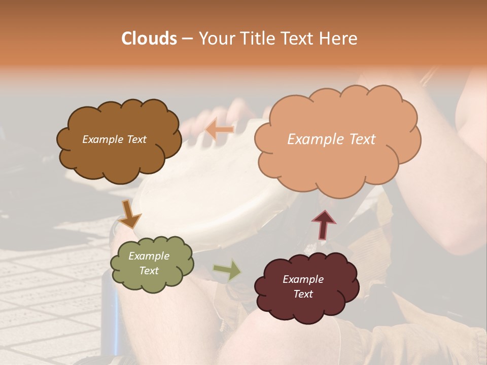 Wood Bang Object PowerPoint Template