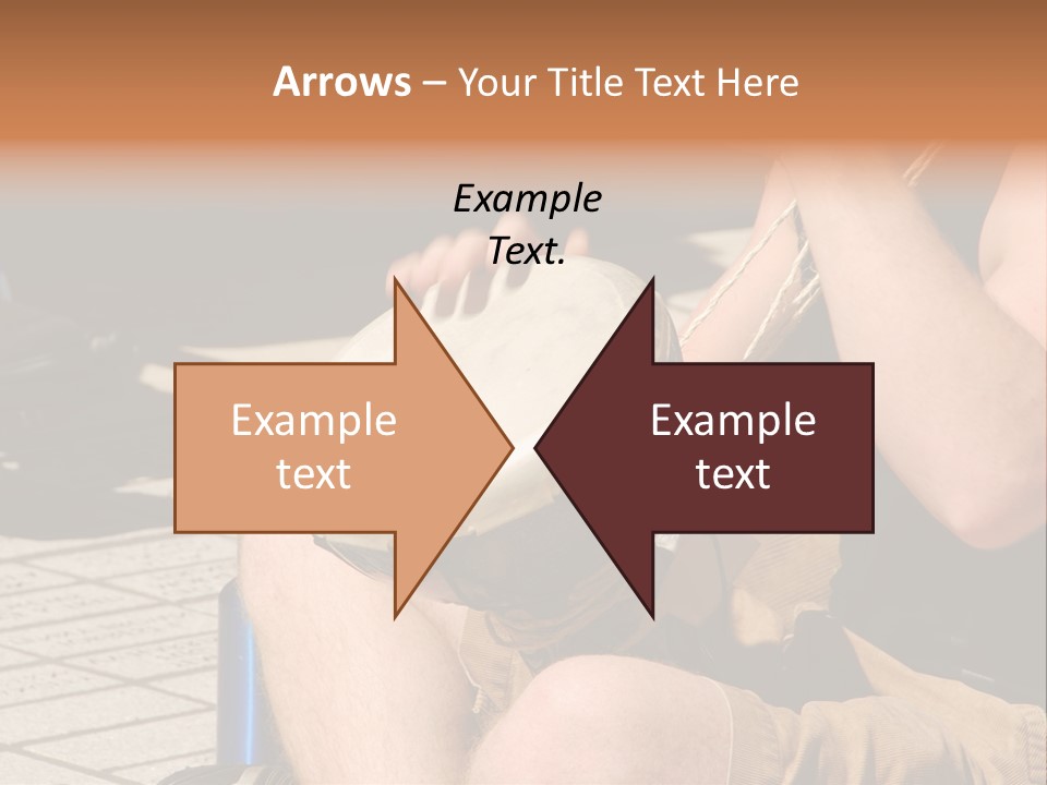 Wood Bang Object PowerPoint Template