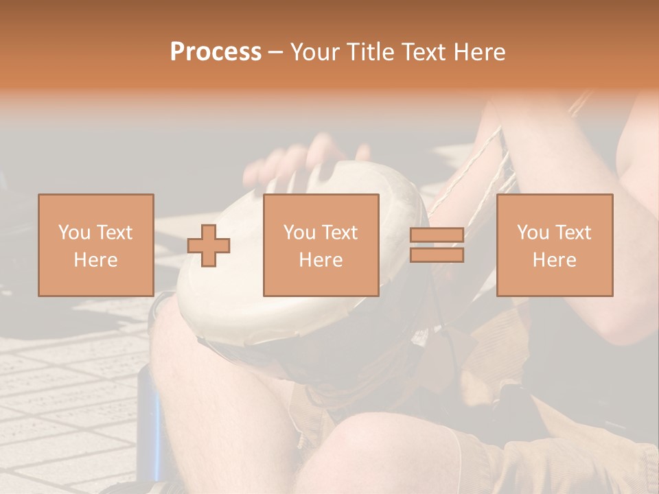 Wood Bang Object PowerPoint Template