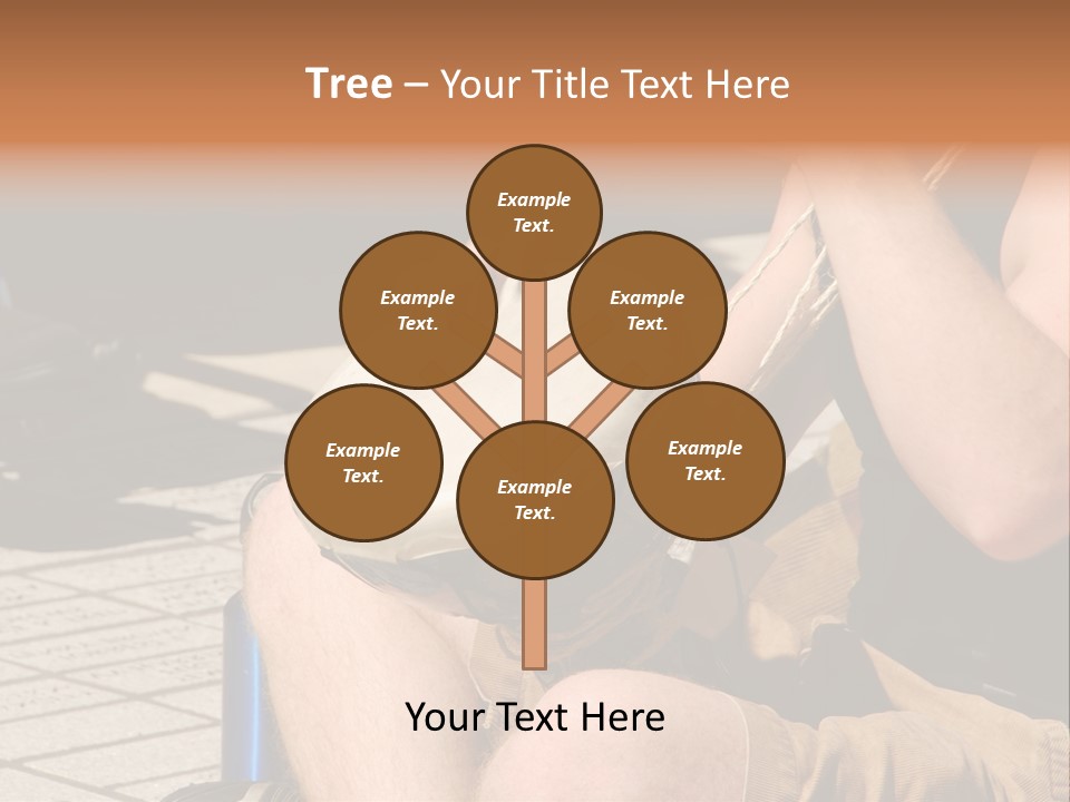 Wood Bang Object PowerPoint Template