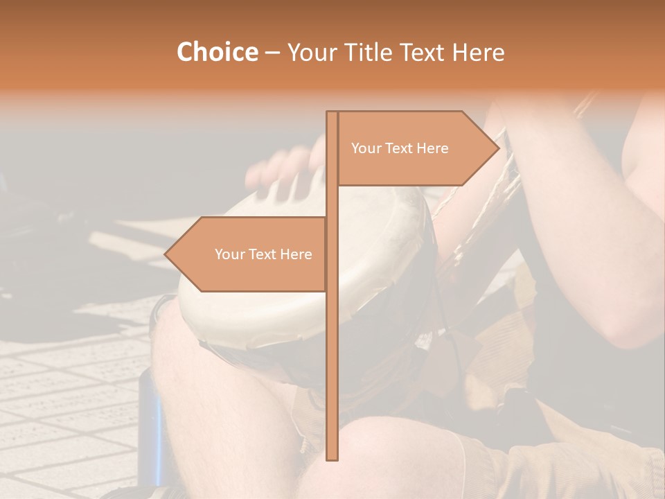 Wood Bang Object PowerPoint Template