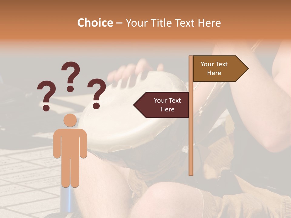 Wood Bang Object PowerPoint Template