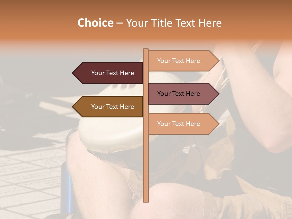 Wood Bang Object PowerPoint Template