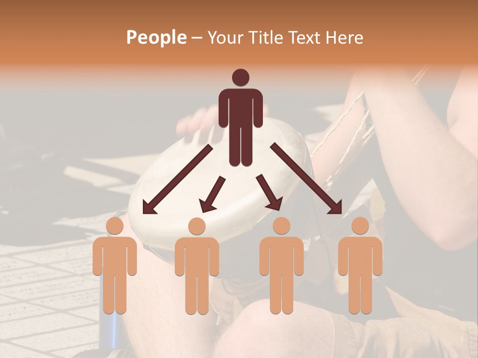 Wood Bang Object PowerPoint Template