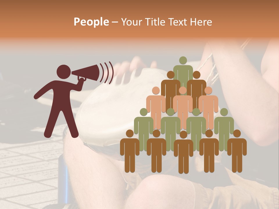 Wood Bang Object PowerPoint Template