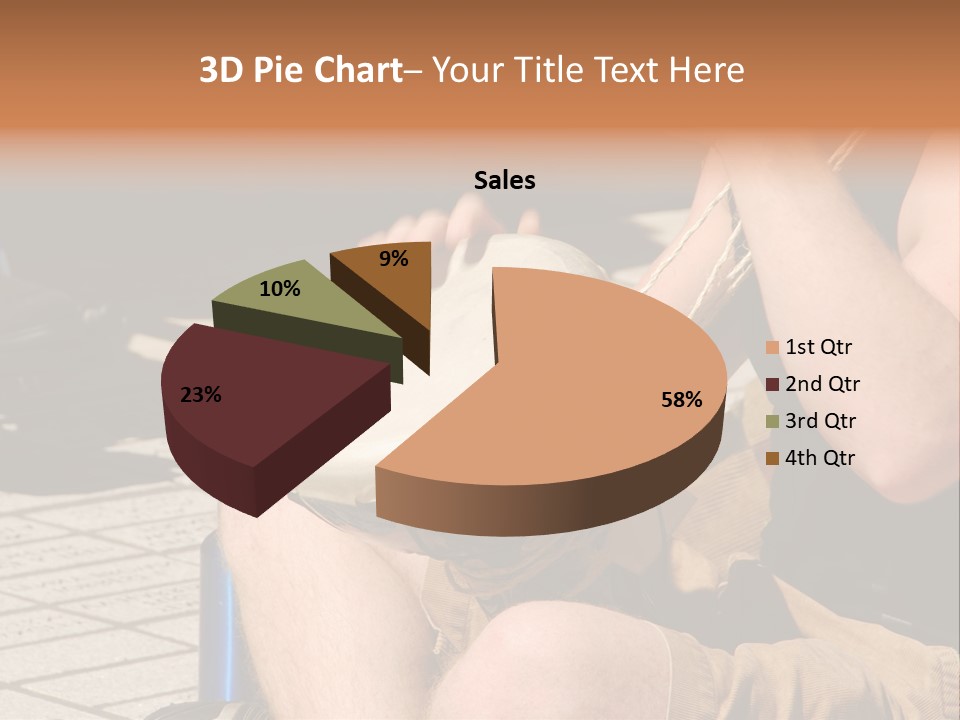 Wood Bang Object PowerPoint Template