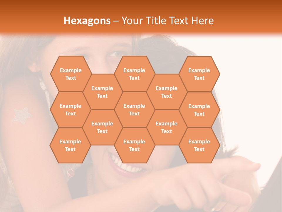 Two Girls Are Looking At A Laptop Screen PowerPoint Template