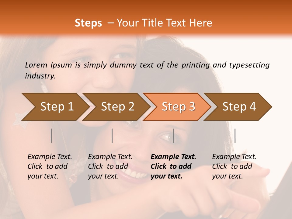 Two Girls Are Looking At A Laptop Screen PowerPoint Template