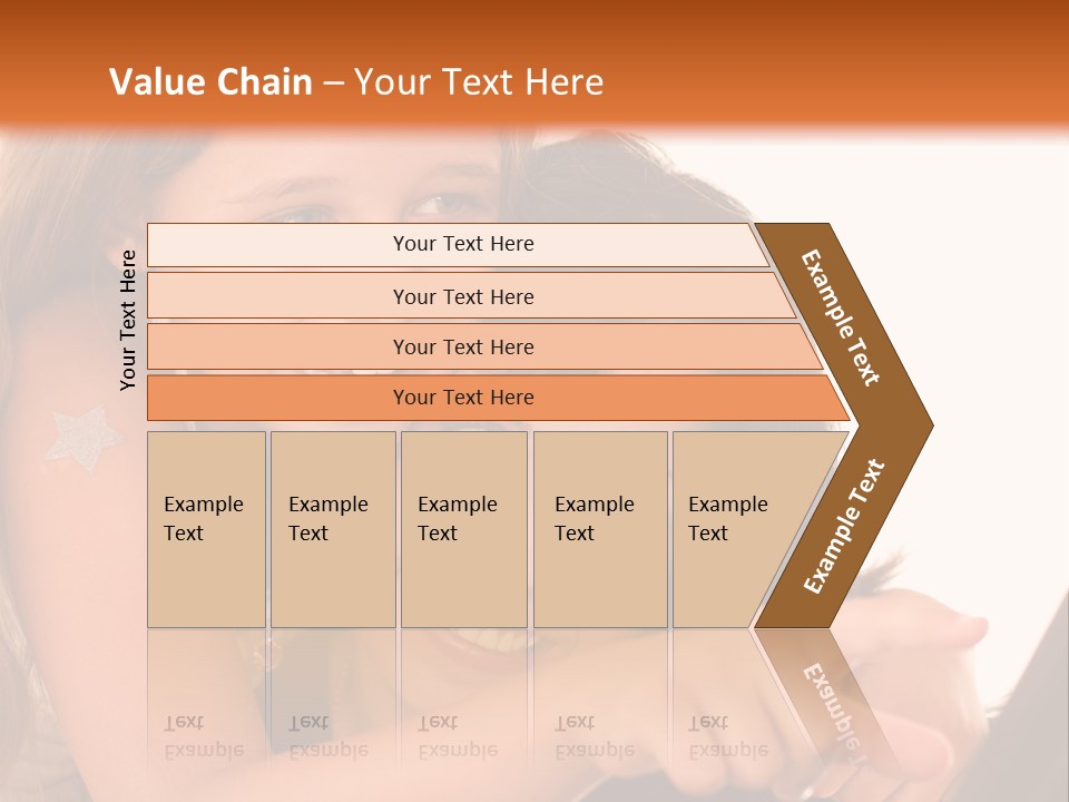 Two Girls Are Looking At A Laptop Screen PowerPoint Template