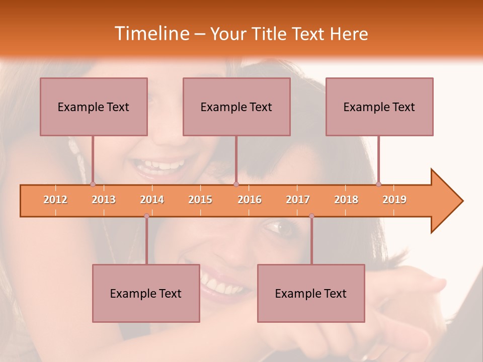 Two Girls Are Looking At A Laptop Screen PowerPoint Template