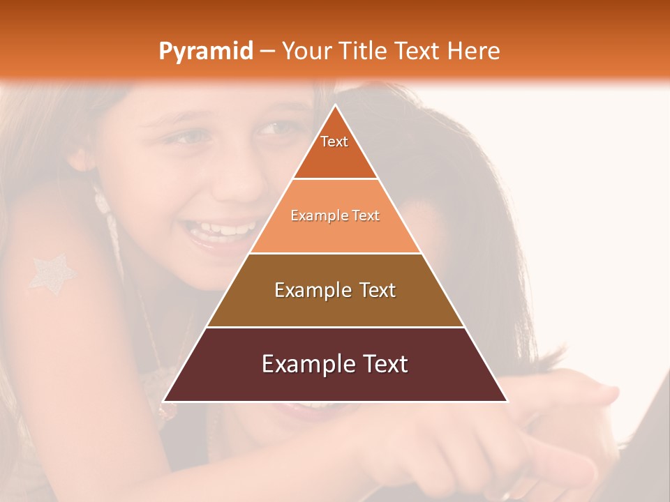 Two Girls Are Looking At A Laptop Screen PowerPoint Template