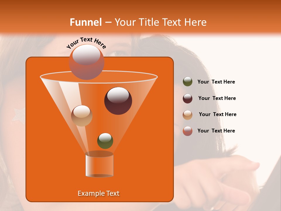 Two Girls Are Looking At A Laptop Screen PowerPoint Template