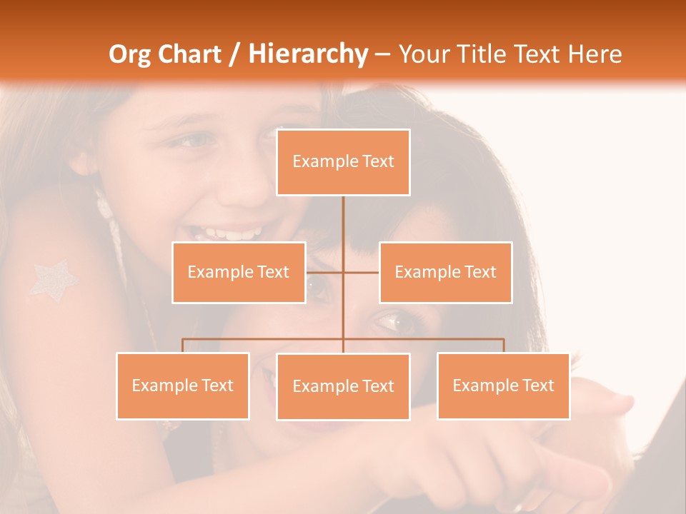 Two Girls Are Looking At A Laptop Screen PowerPoint Template