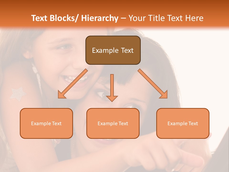 Two Girls Are Looking At A Laptop Screen PowerPoint Template