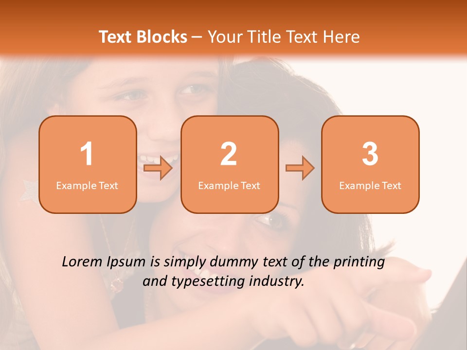 Two Girls Are Looking At A Laptop Screen PowerPoint Template