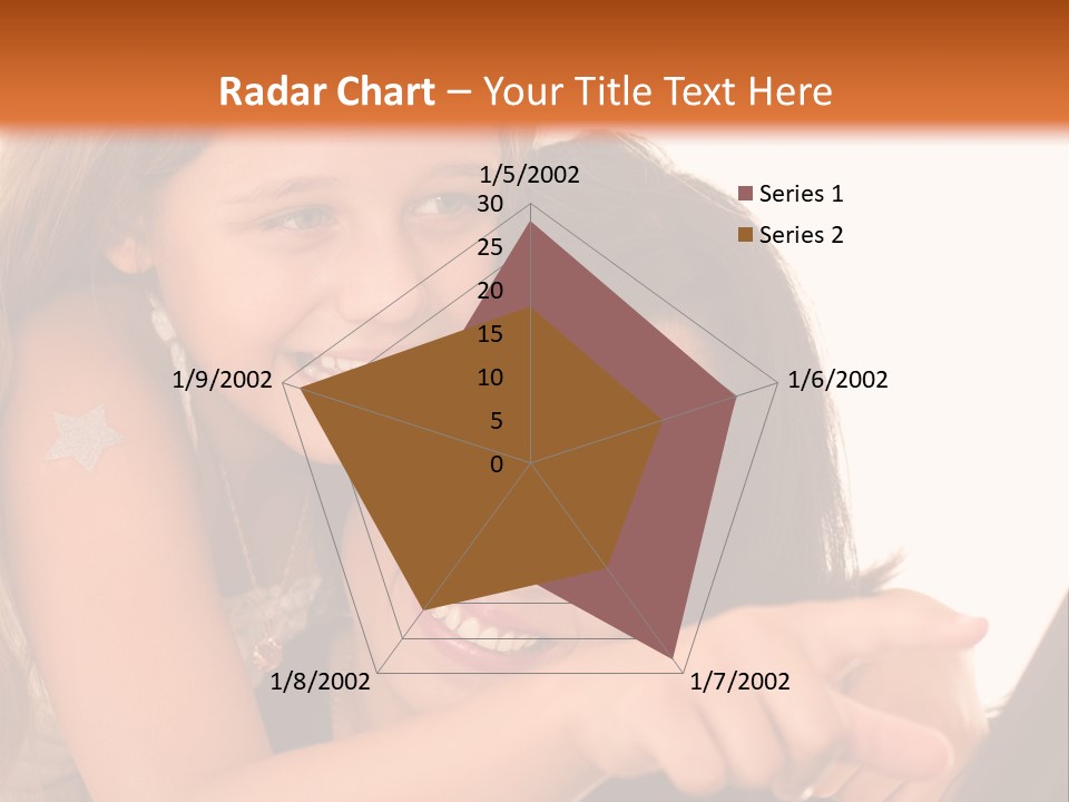 Two Girls Are Looking At A Laptop Screen PowerPoint Template