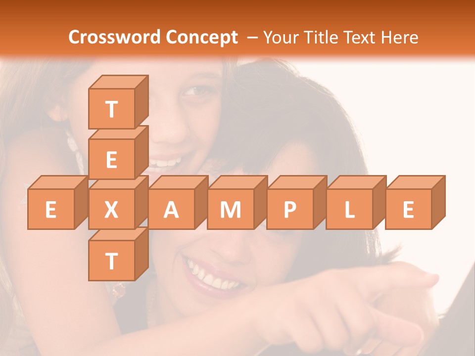 Two Girls Are Looking At A Laptop Screen PowerPoint Template