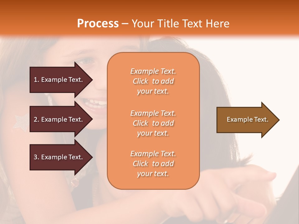 Two Girls Are Looking At A Laptop Screen PowerPoint Template