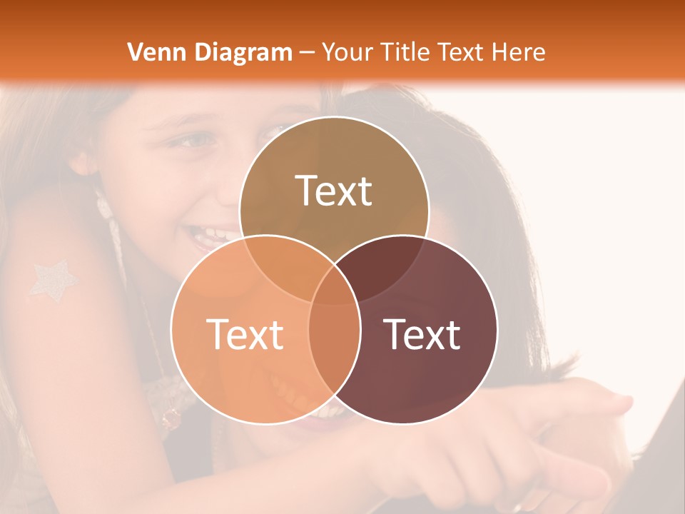 Two Girls Are Looking At A Laptop Screen PowerPoint Template