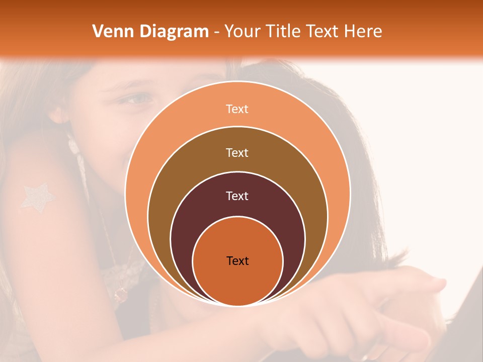 Two Girls Are Looking At A Laptop Screen PowerPoint Template