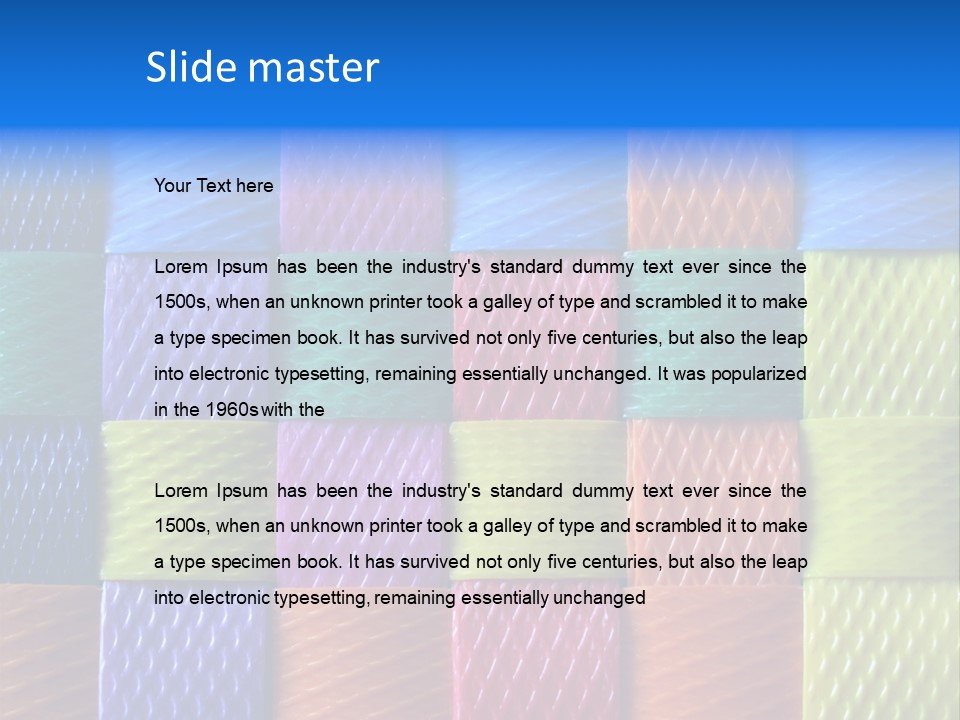 Color Home Preschool PowerPoint Template