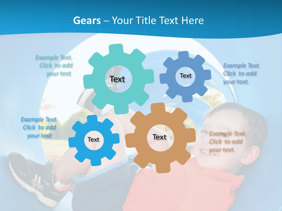 Color Home Preschool PowerPoint Template