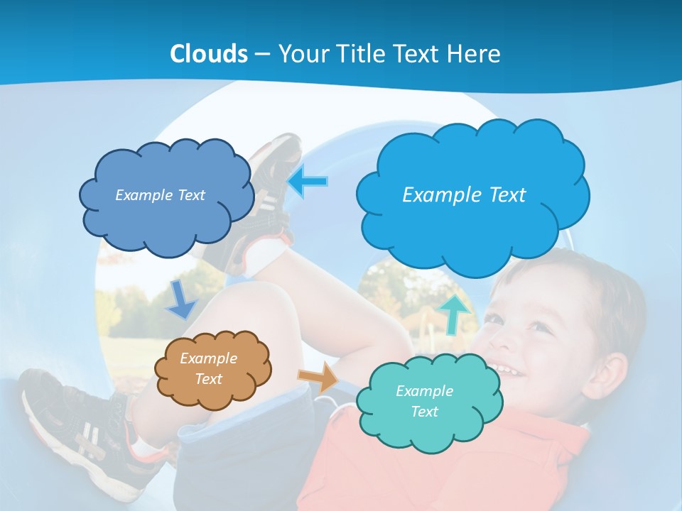 Color Home Preschool PowerPoint Template