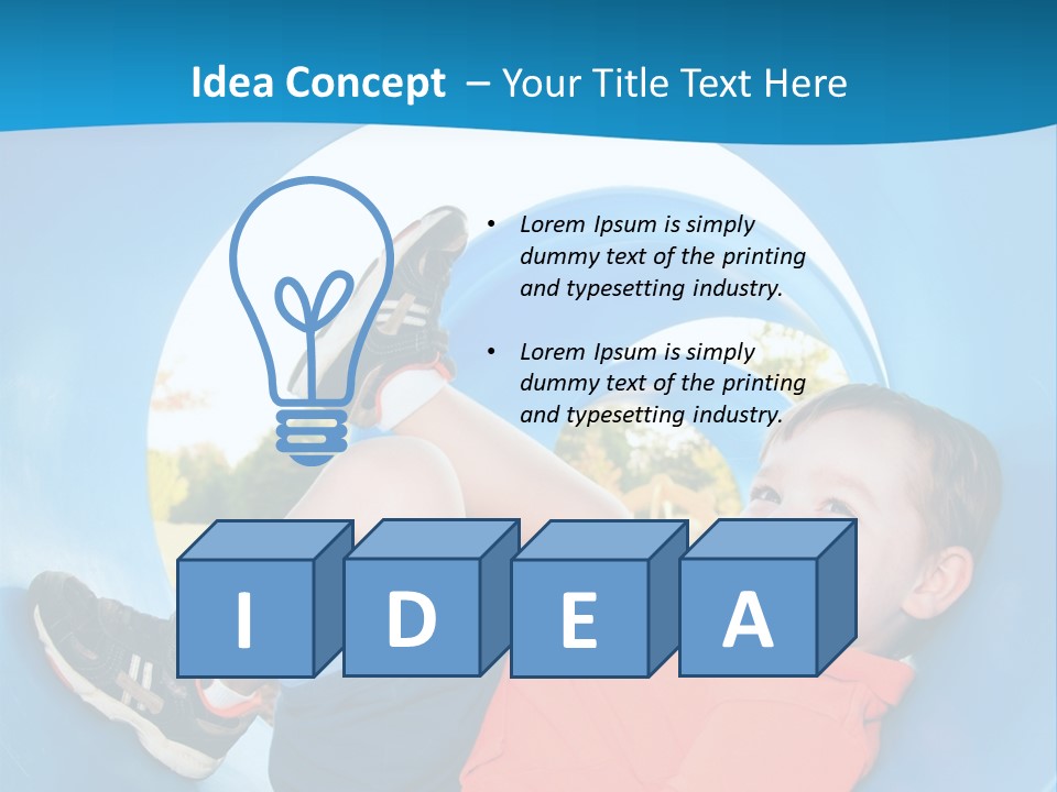 Color Home Preschool PowerPoint Template