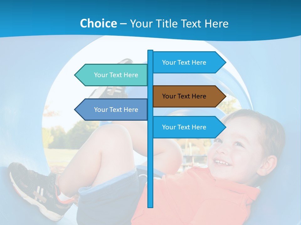 Color Home Preschool PowerPoint Template