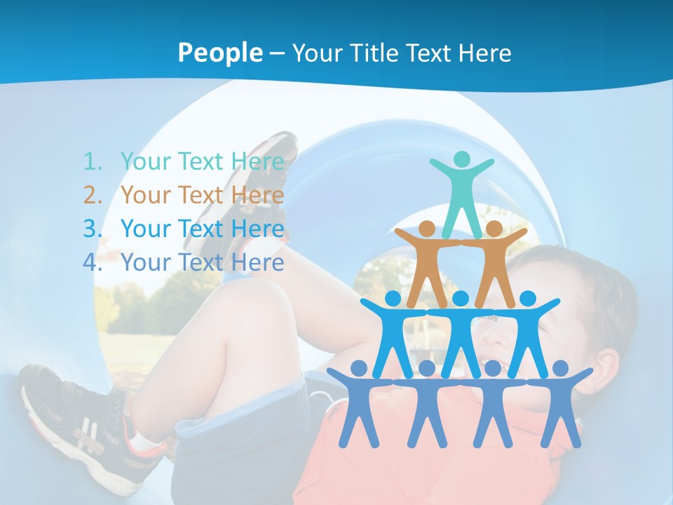 Color Home Preschool PowerPoint Template