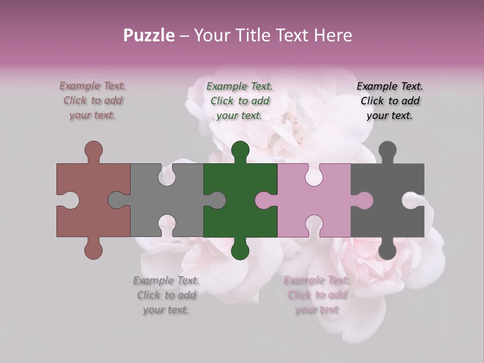 Wild Nature Pink PowerPoint Template