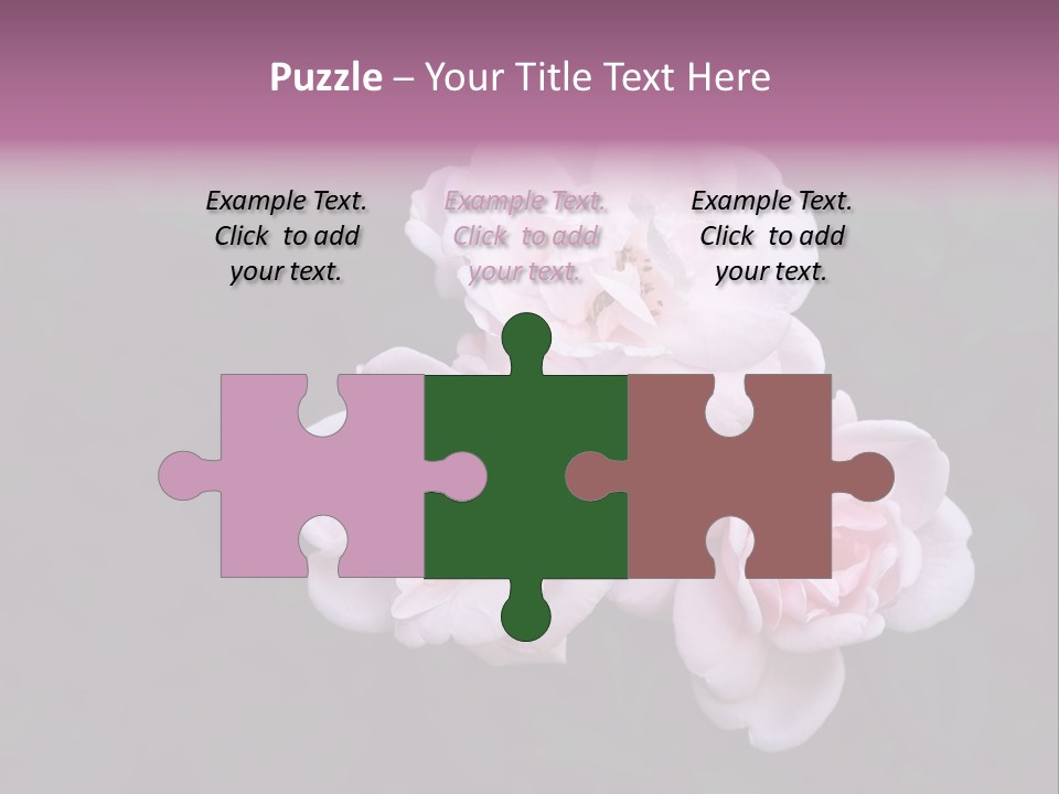 Wild Nature Pink PowerPoint Template