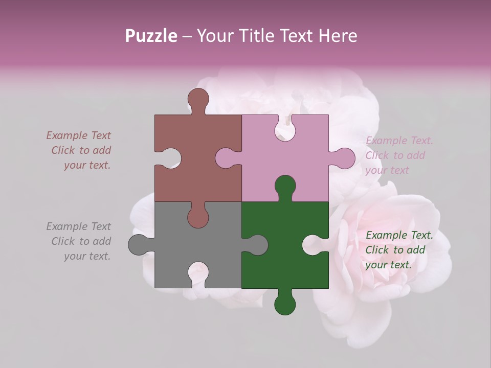 Wild Nature Pink PowerPoint Template