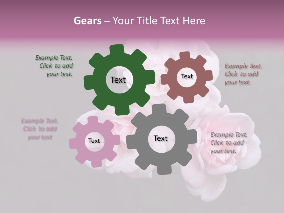 Wild Nature Pink PowerPoint Template