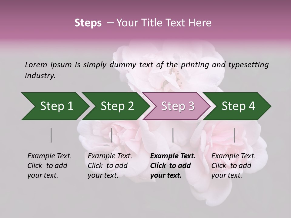 Wild Nature Pink PowerPoint Template