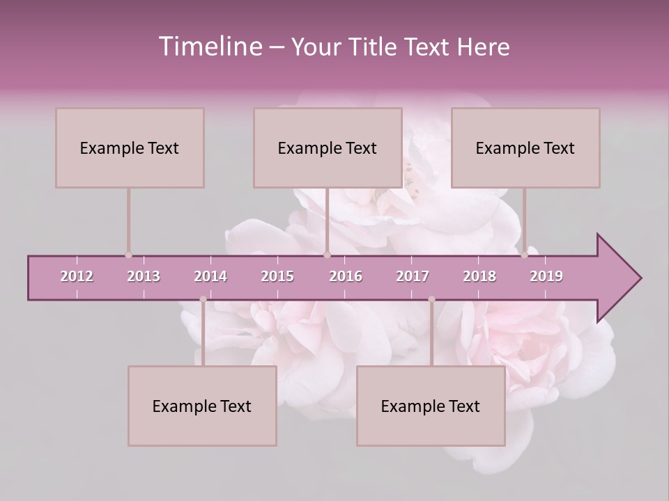 Wild Nature Pink PowerPoint Template