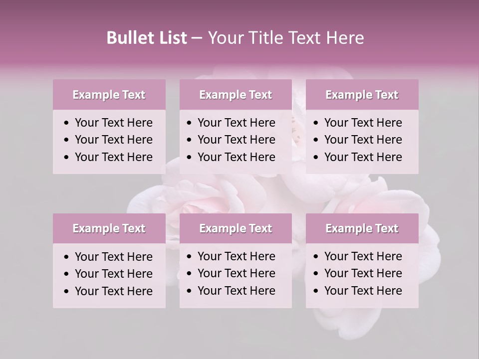 Wild Nature Pink PowerPoint Template