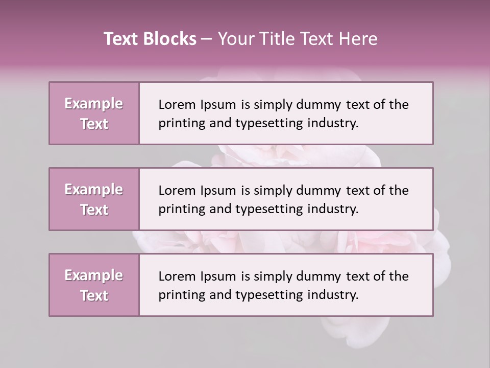 Wild Nature Pink PowerPoint Template