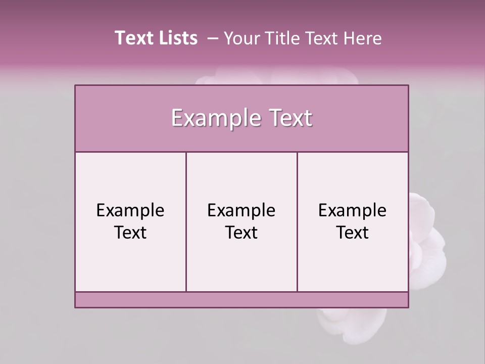 Wild Nature Pink PowerPoint Template