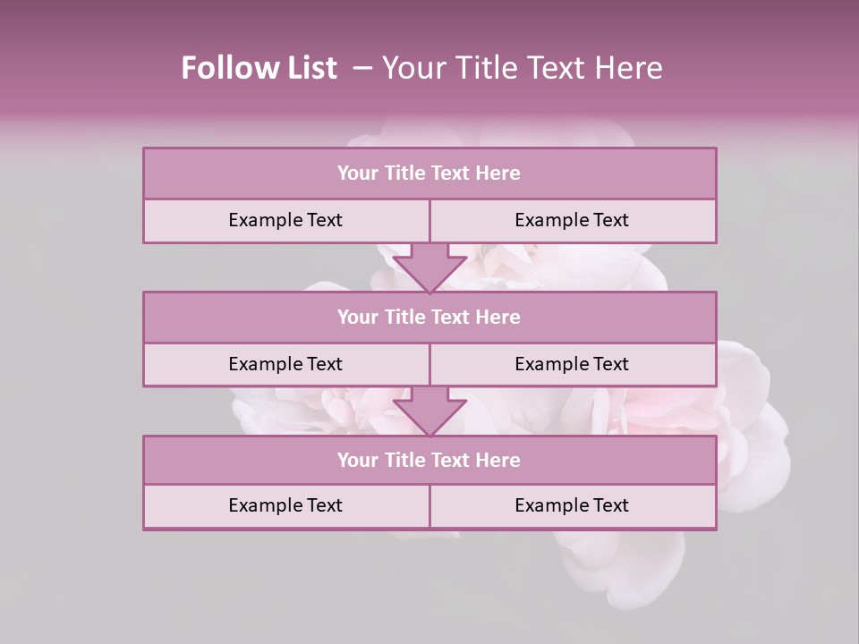 Wild Nature Pink PowerPoint Template