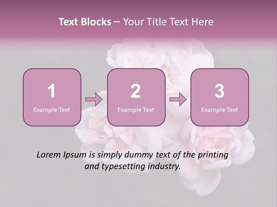 Wild Nature Pink PowerPoint Template