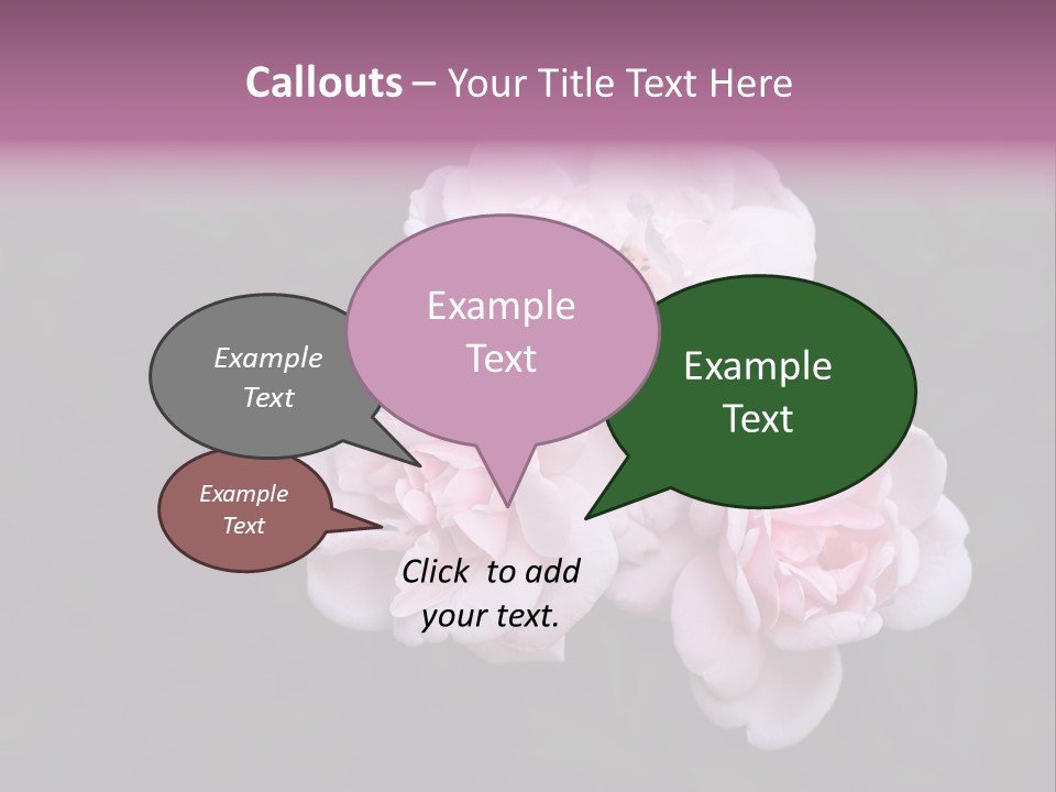 Wild Nature Pink PowerPoint Template