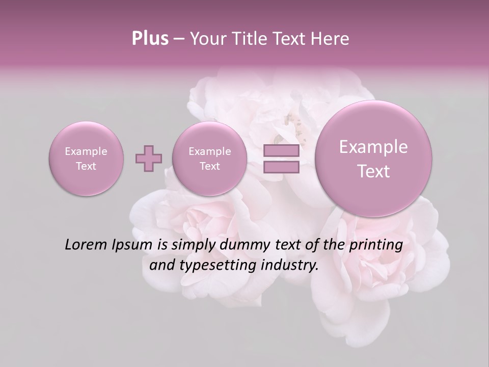 Wild Nature Pink PowerPoint Template