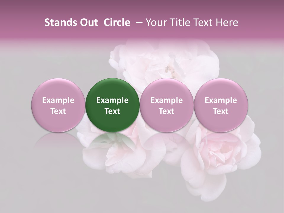 Wild Nature Pink PowerPoint Template