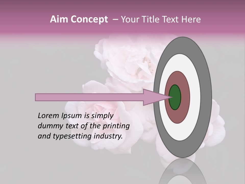 Wild Nature Pink PowerPoint Template