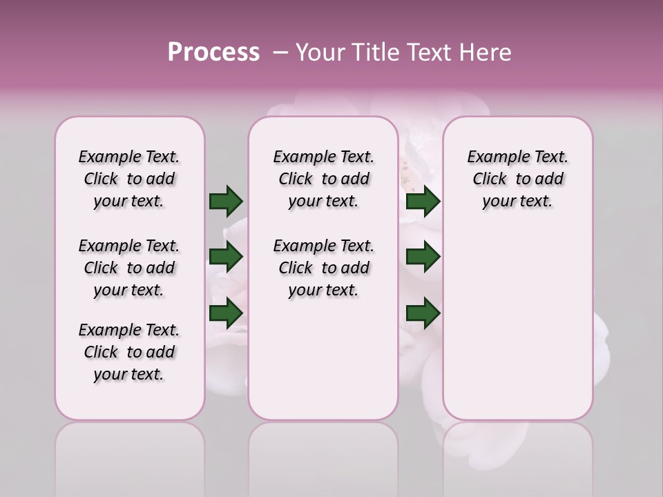 Wild Nature Pink PowerPoint Template